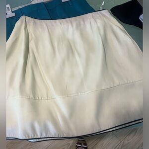 Marni skirt with leather trim A line
